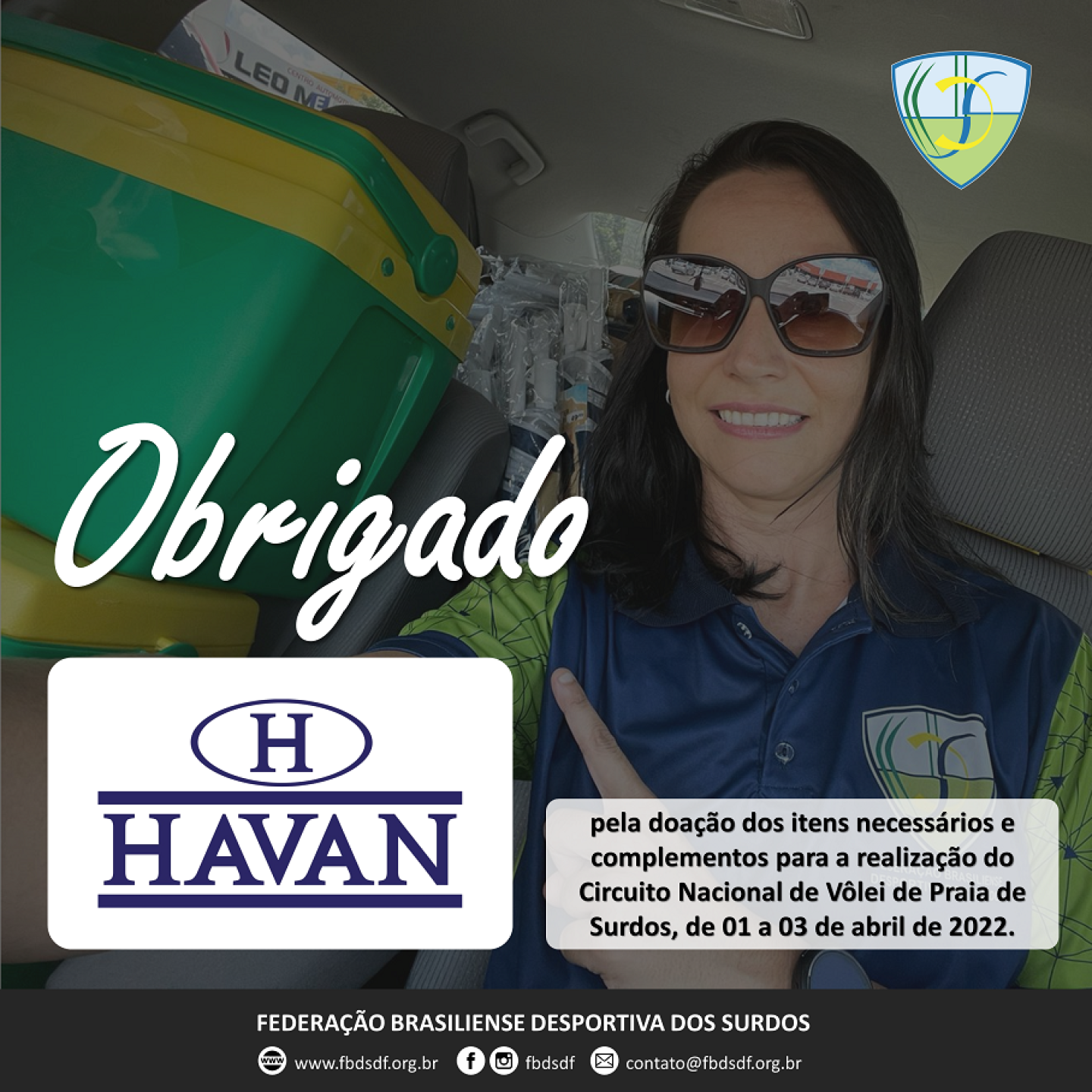 Cartaz - Agradecimento HAVAN