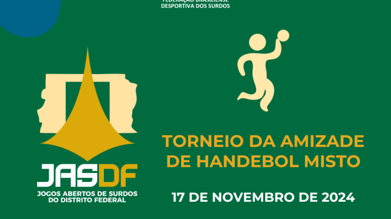 Cartaz JASDF 2024 - FBDS - Amizade de Handebol