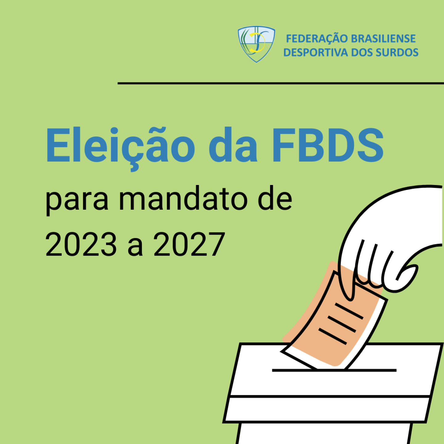 Cartaz - Eleição 2023