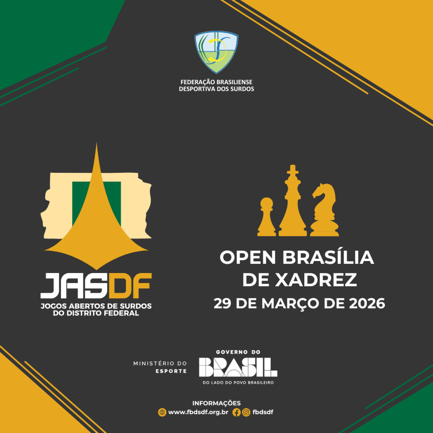 Cartaz JASDF 2026 - Xadrez