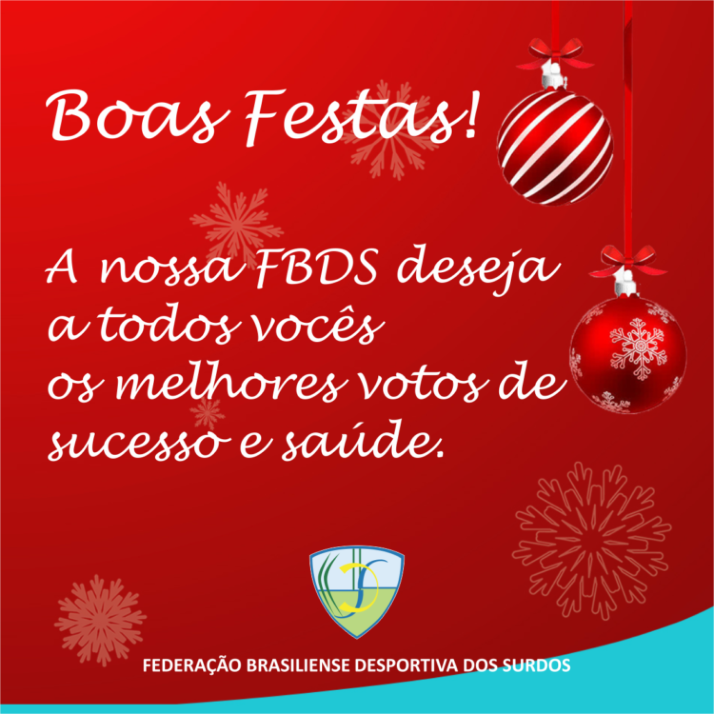 Cartaz Boas Festas 2021