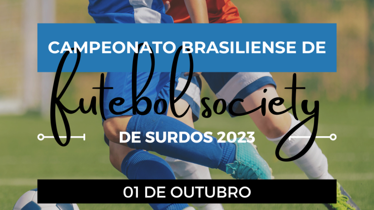 Cartaz Brasiliense de Futebol Society 2023 - FBDS