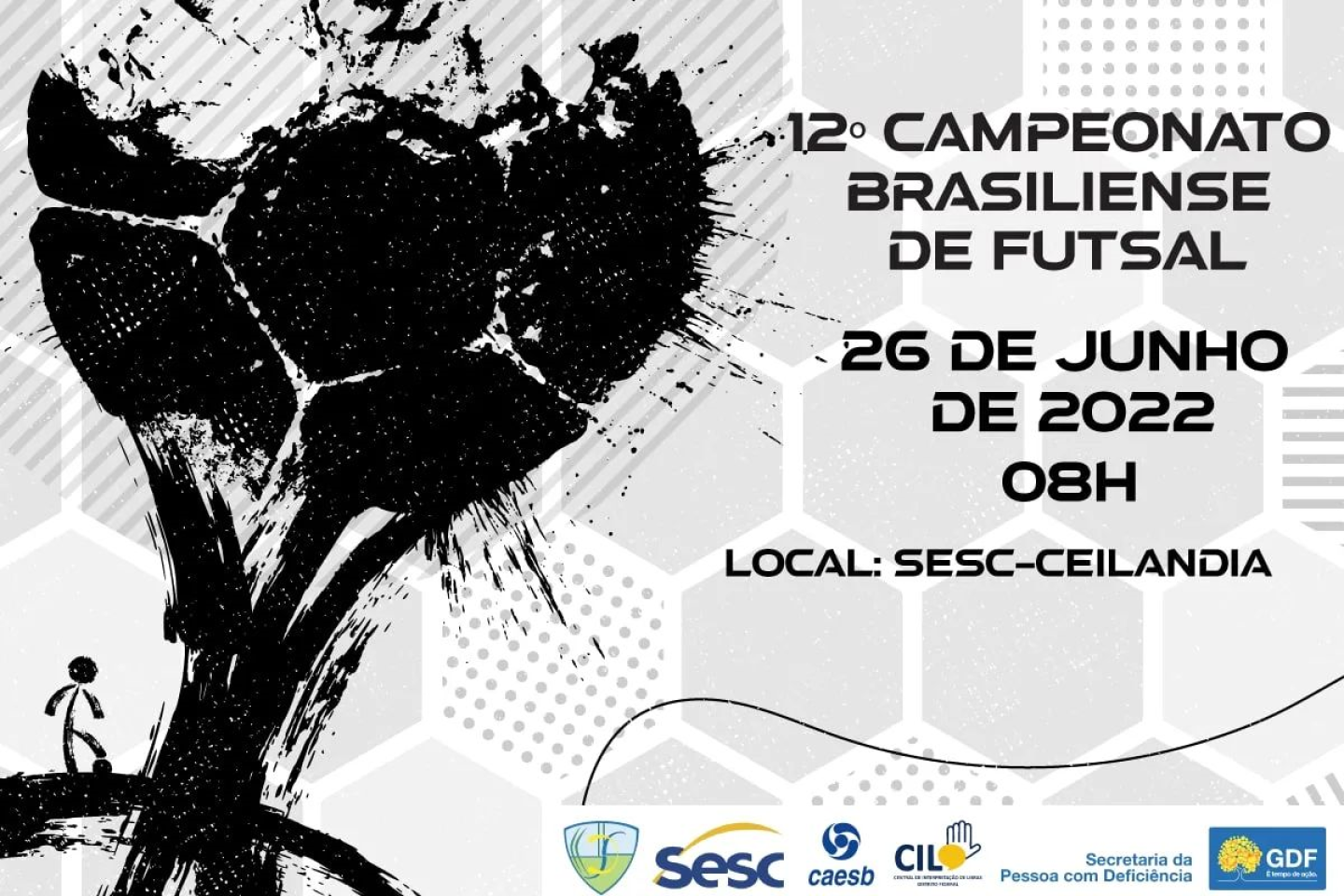 Cartaz Brasiliense Futsal 2022