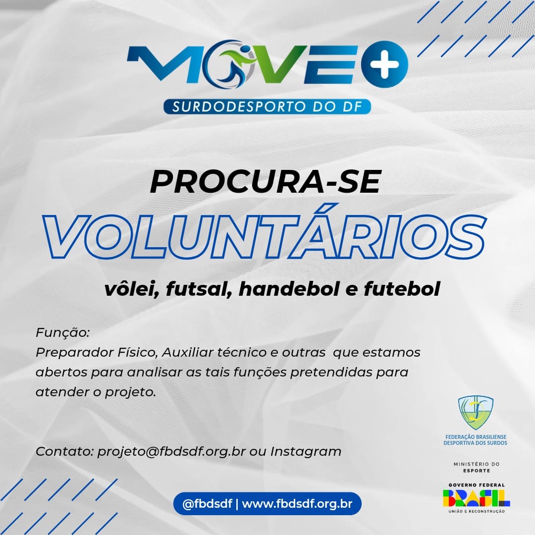 Cartaz Voluntário Move +DF 2023.julho