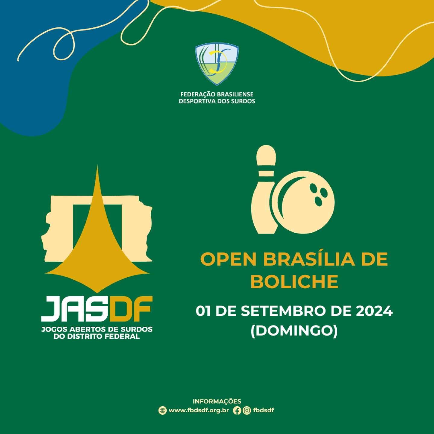 Cartaz JASDF 2024 - FBDS Boliche