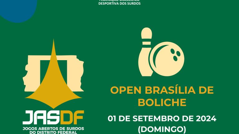 Cartaz JASDF 2024 - FBDS Boliche